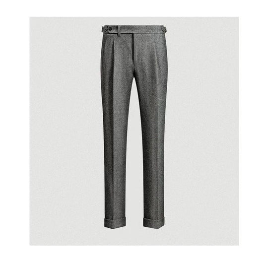 Herren Freizeithose Lässiger Tweed Stil Entspannt 100% Tweed 4