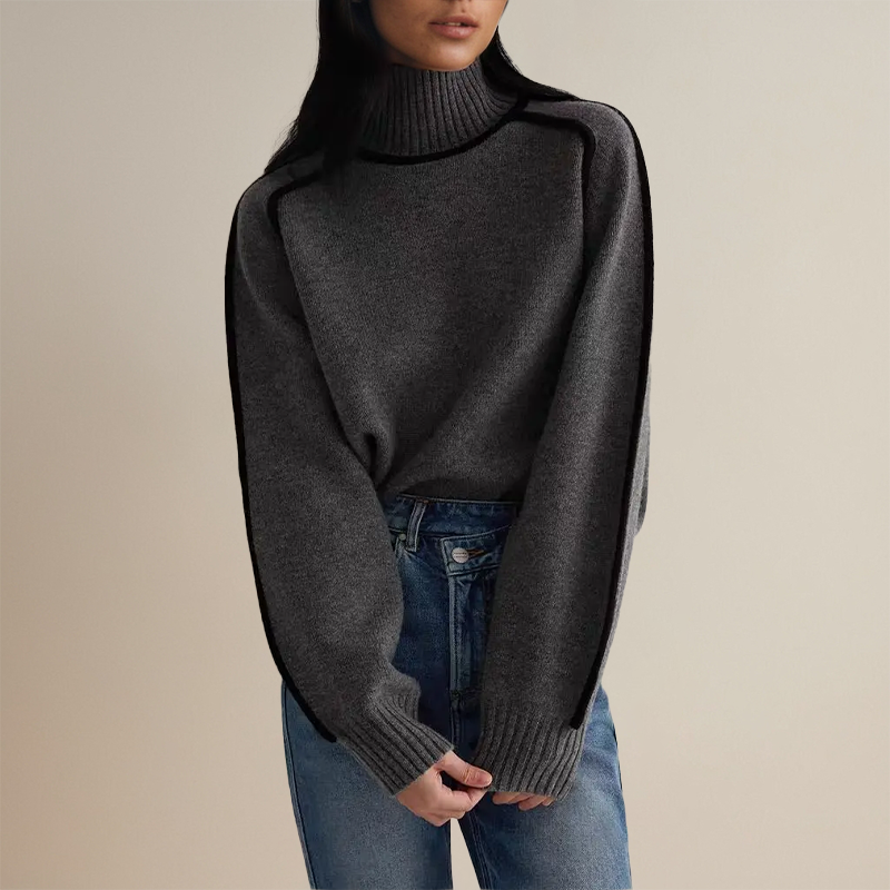 Hochwertiger Kaschmir Pullover Damen Modern Stil Warmer Pullover für Herbst und Winter 6