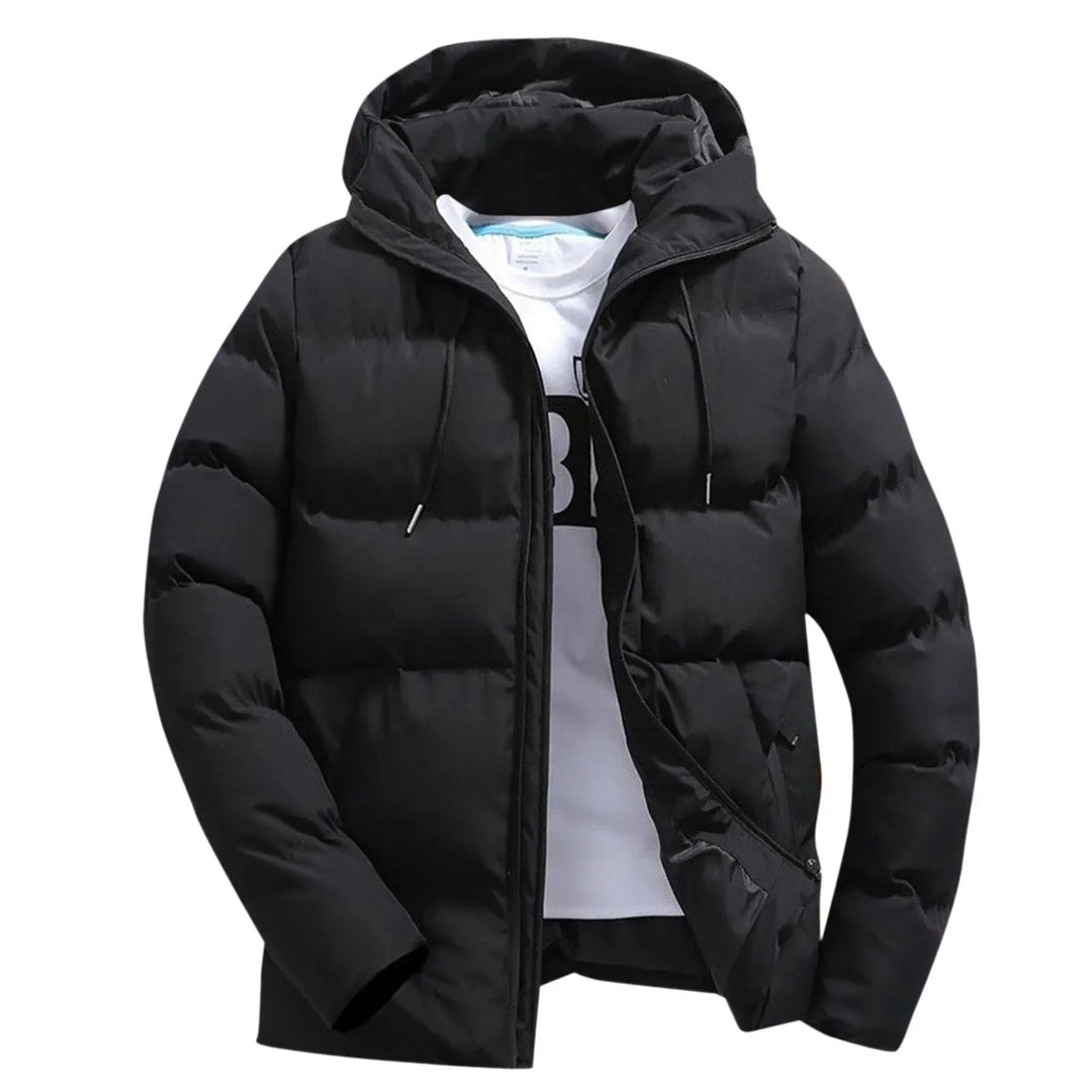 Warme Kapuzen-Pufferjacke für Männer