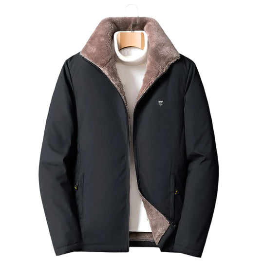 Winddichte dicke Fleecejacke für Männer