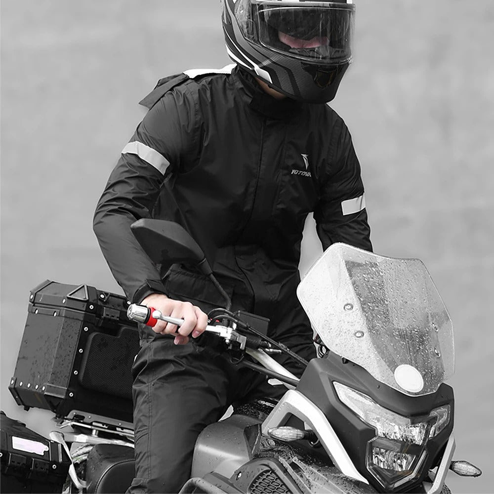Reflektierende Motorrad-Regenkombi