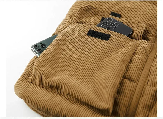 Warme Fleece-Weste für Männer