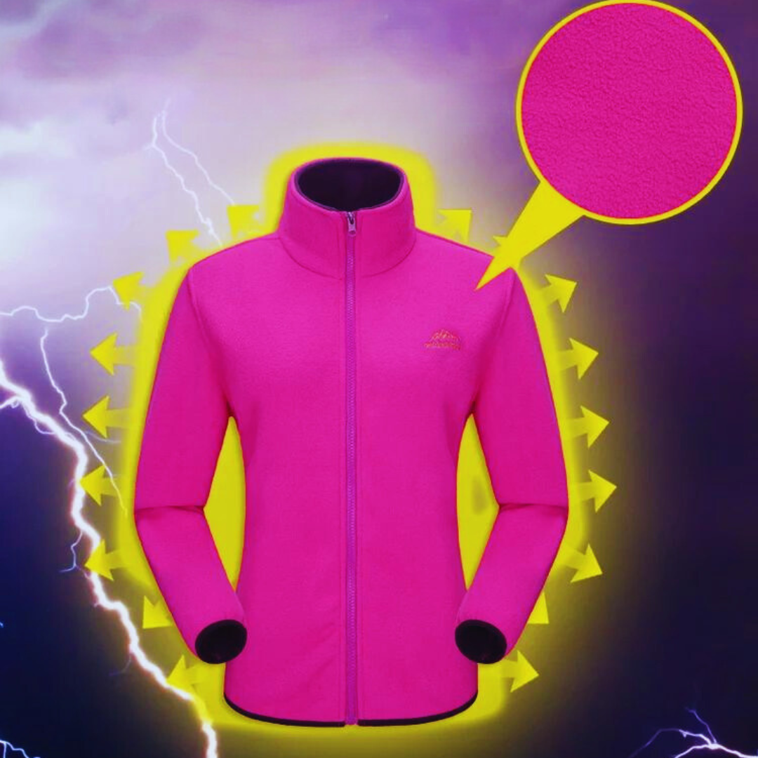 Mit Fleece gefütterte Damenjacke