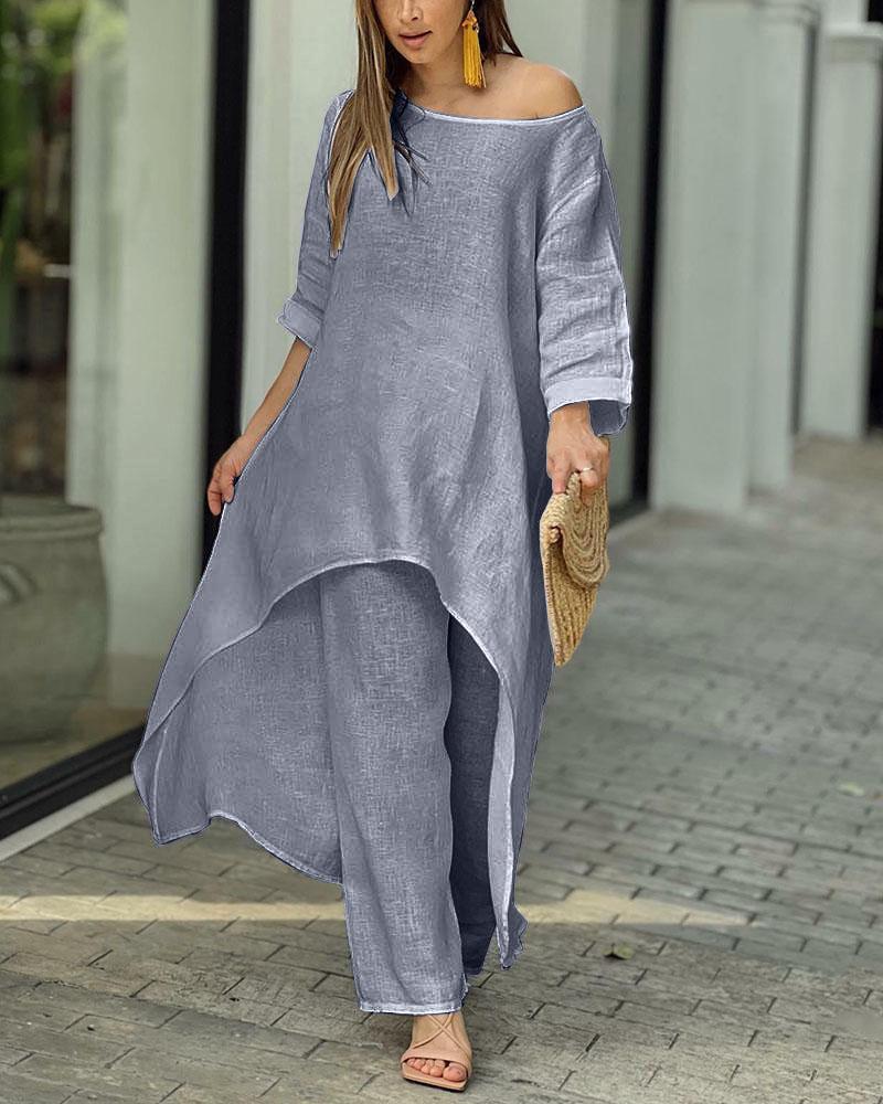 Damen Freizeit-Set Luftig Atmungsaktiv 4