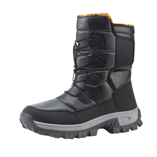Hohe Winterstiefel aus Plüsch für Männer