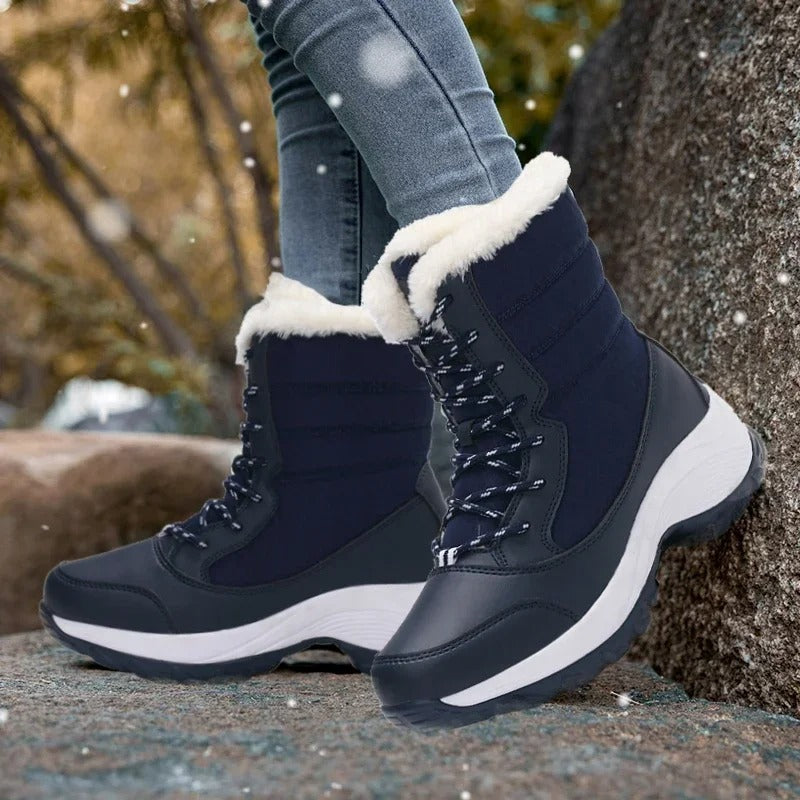 Frauen Plattform Outdoor Schneestiefel