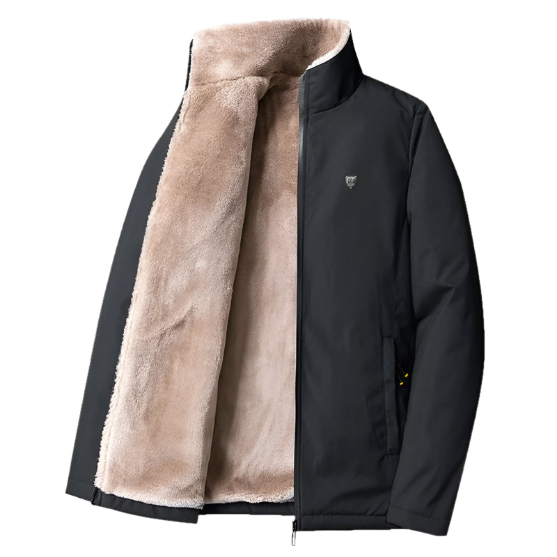 Winddichte dicke Fleecejacke für Männer