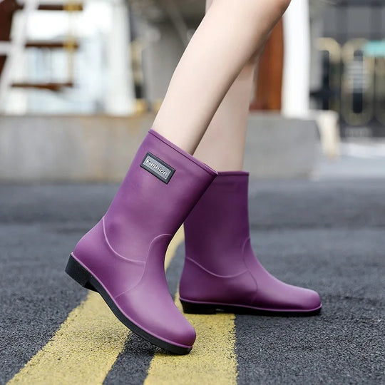Mid-Tube Regenstiefel für Frauen