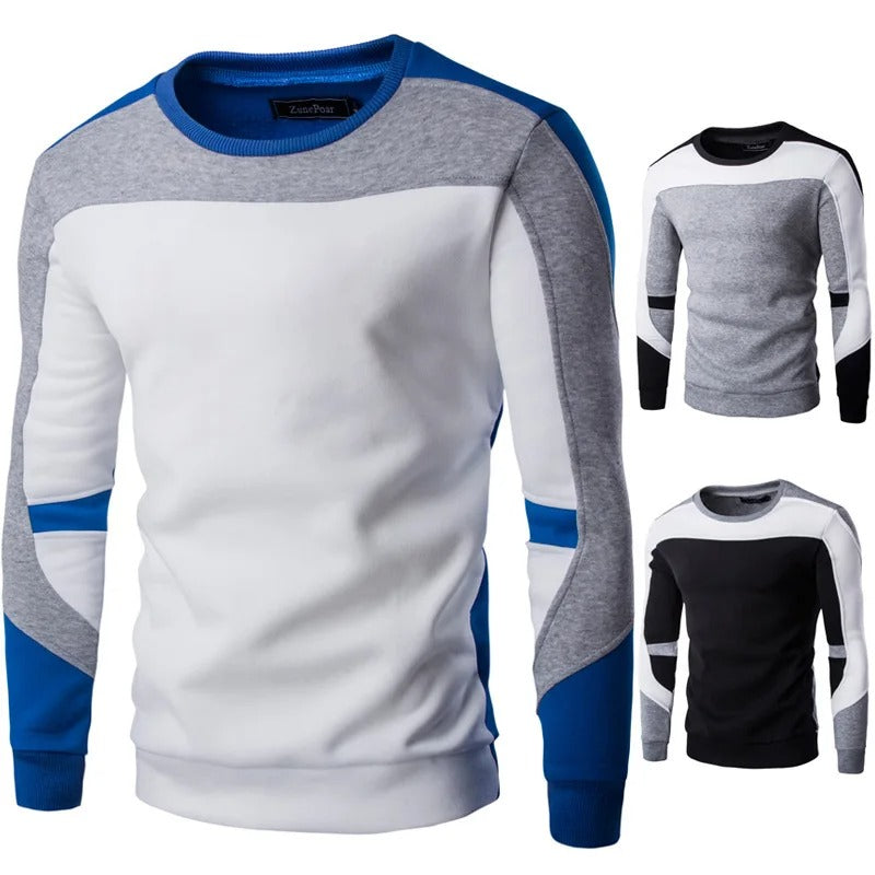 Lässiges Herren Sweatshirt mit Rundhalsausschnitt