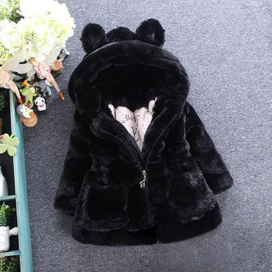 Winterjacke aus Fleece für Kinder