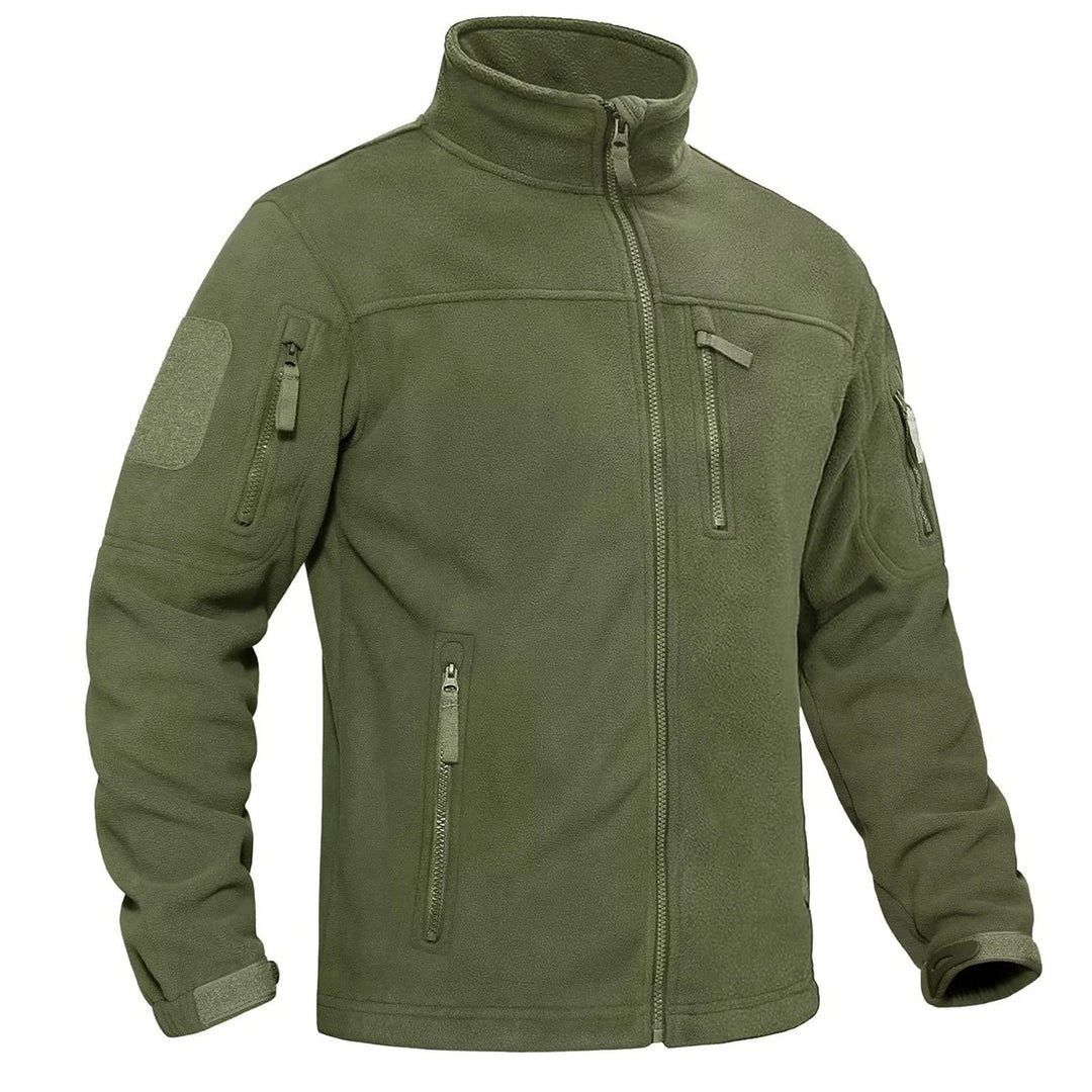 Herren-Fleece-Thermojacke mit durchgehendem Reißverschluss