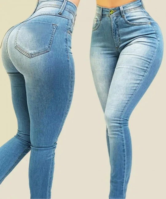 Hochtaillierte Hosen für Frauen