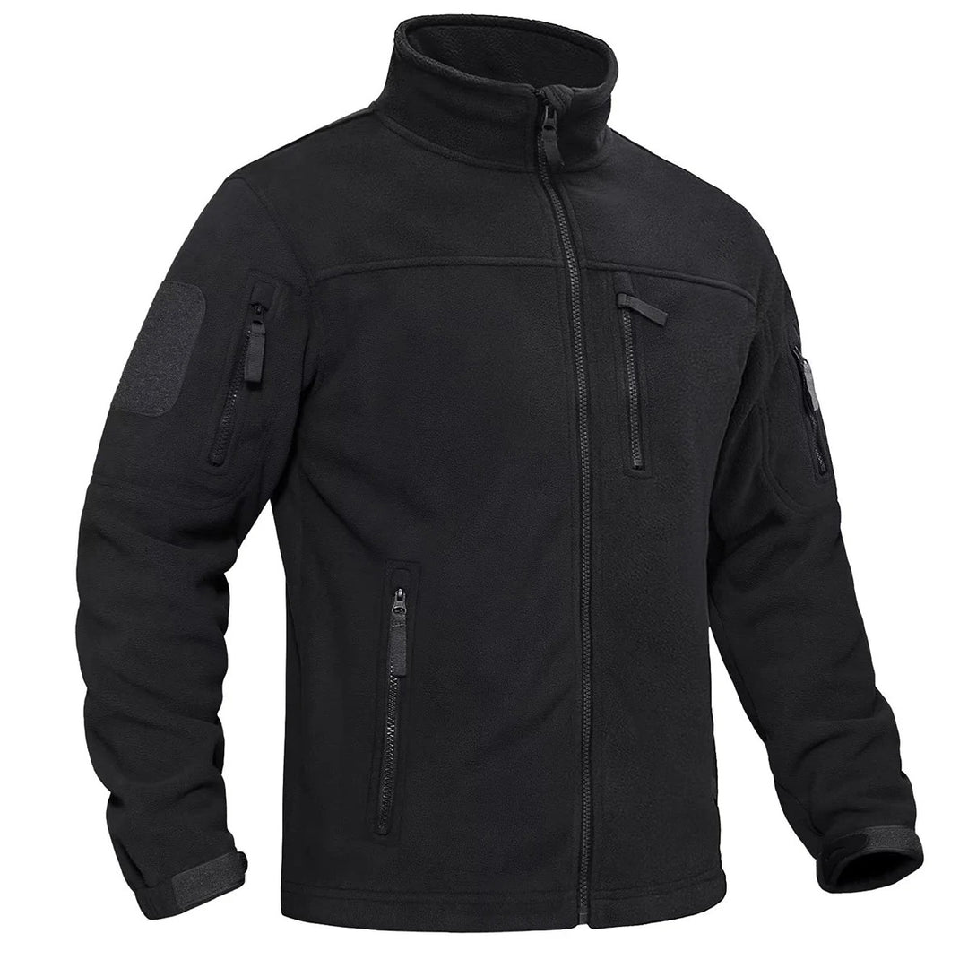 Herren-Fleece-Thermojacke mit durchgehendem Reißverschluss