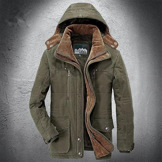 Thermojacke für Männer mit mehreren Taschen