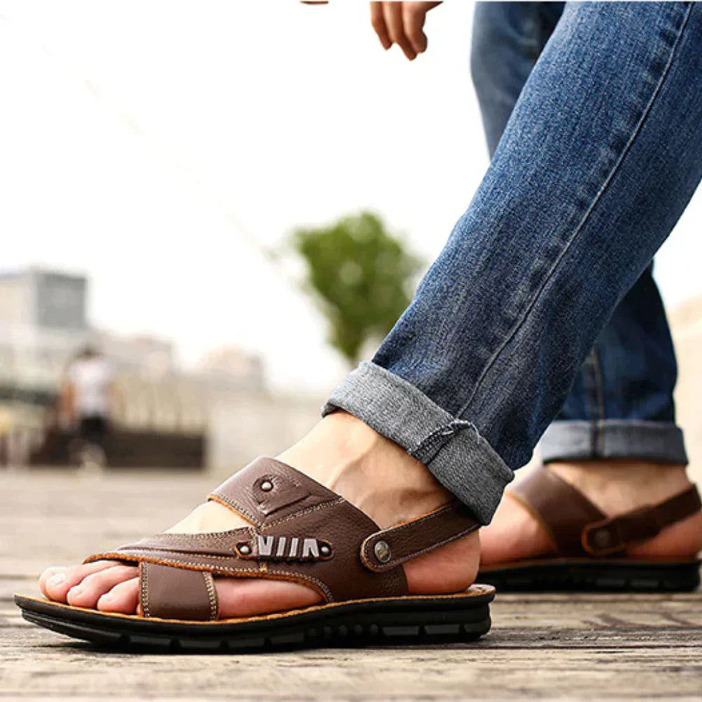 Herren Sandalen Ergonomisches Design Atmungsaktive Materialien Für Komfort und Unterstützung-3