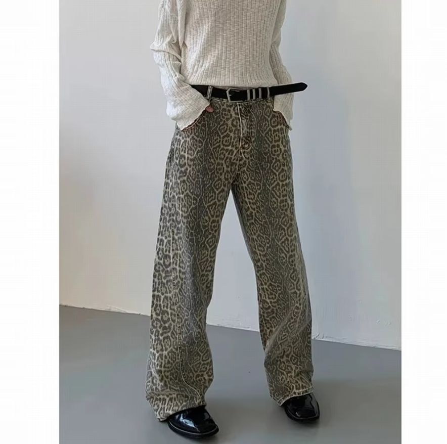 Leopard Damenhosen