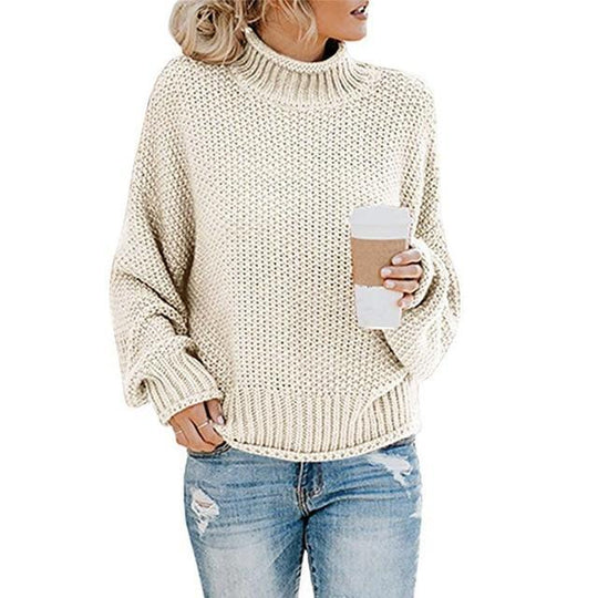Variant image for Damenpullover Langarm Elegantes Design Baumwollmischung-17