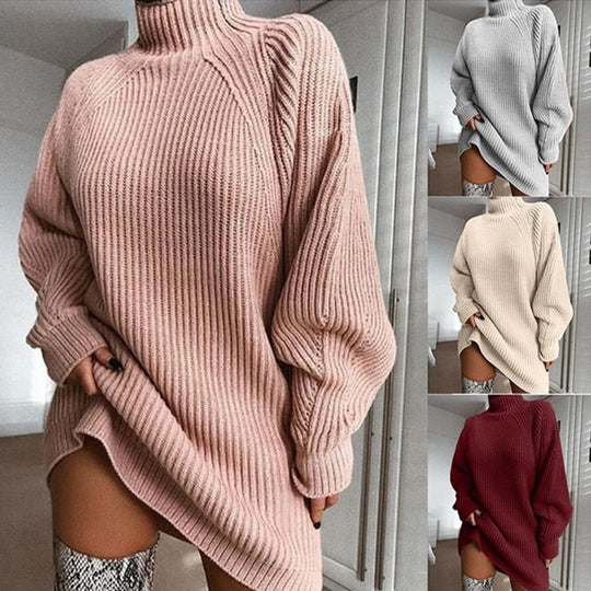 Variant image for Damenpullover Kuscheliger Strick Stil Warmes Material für Herbst/Winter-1