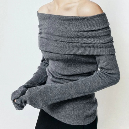 Strickrollkragenpullover für Damen