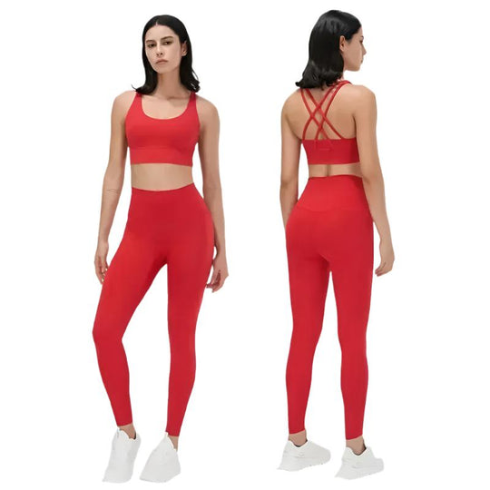 Fitness-Sportbekleidungsset für Frauen