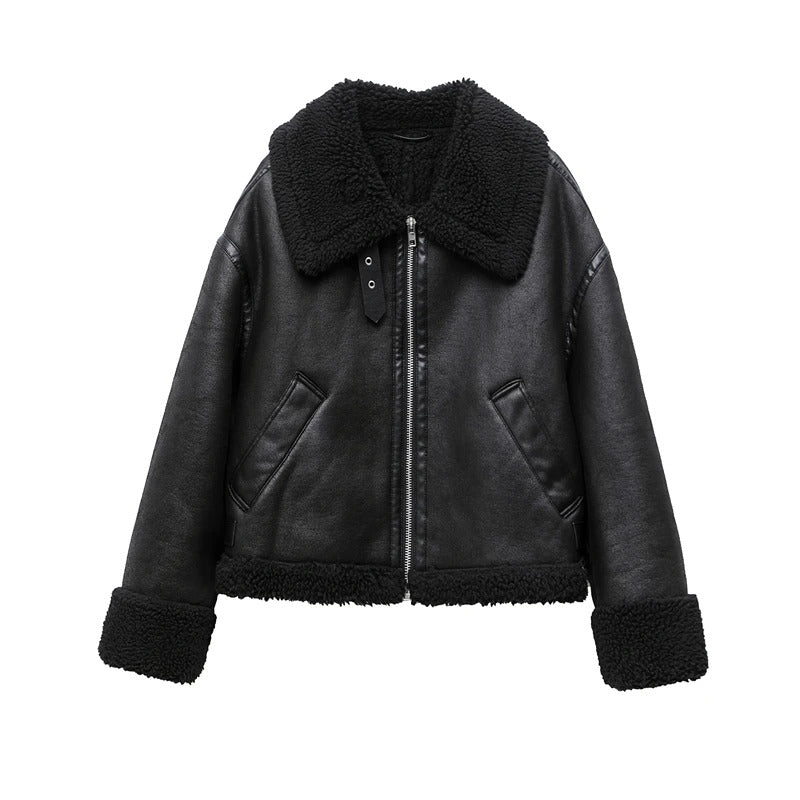 Doppelseitige Fleecejacke für Frauen