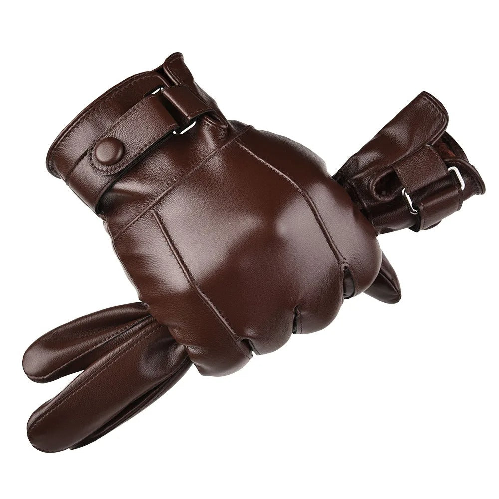 Winterhandschuhe aus Leder für Männer