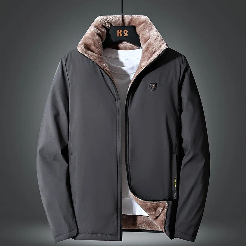 Winddichte dicke Fleecejacke für Männer