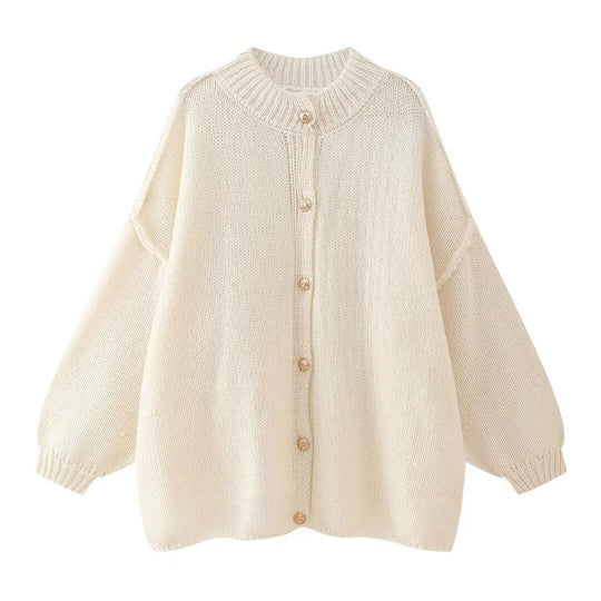 Lässiger weiter Pullover für Frauen