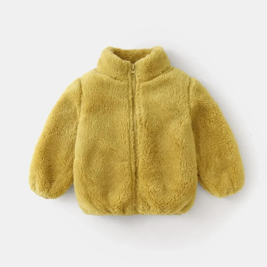 Warme Kinder-Fleecejacke