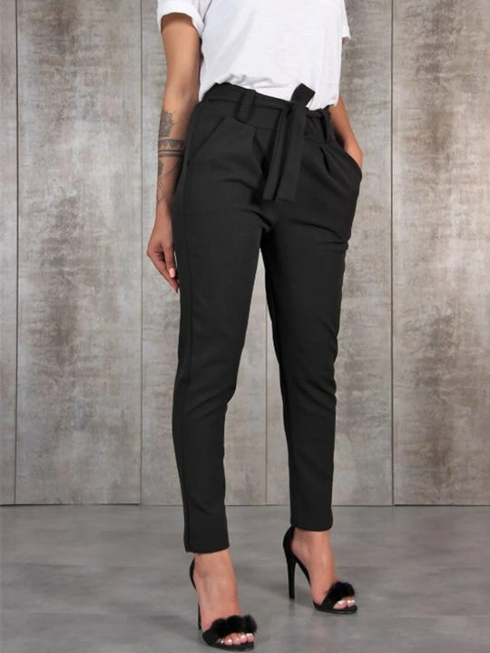 Schlanke Chiffonhose für Frauen