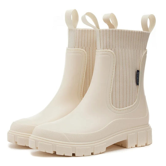 Wasserdichte Plateaustiefel für Frauen