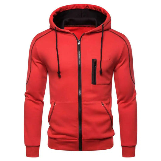 Pullover mit Kapuze und Reißverschluss für Männer