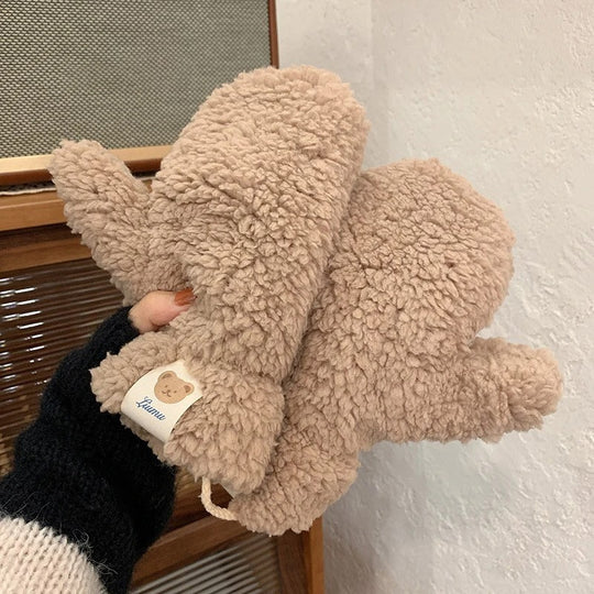 Kawaii Plüsch Warme Handschuhe