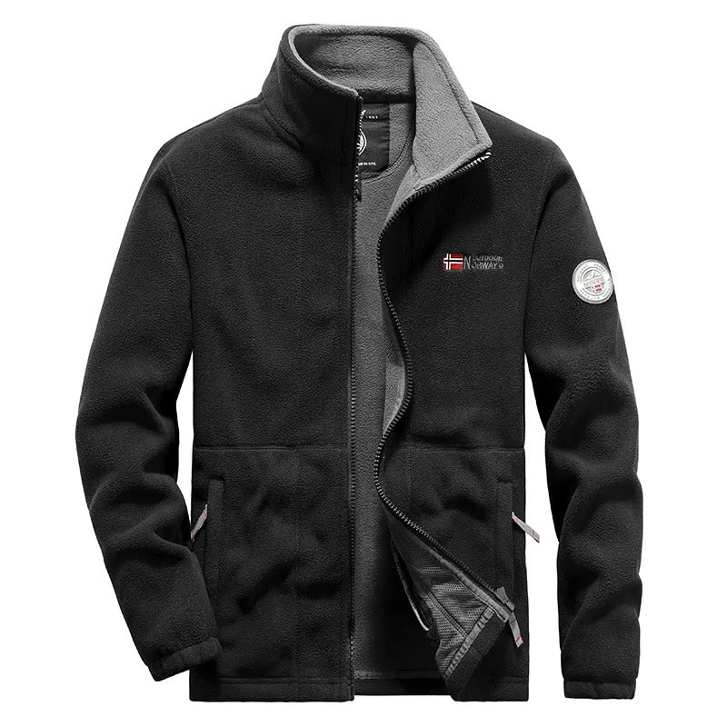 Herren Dicken Polar Fleece Jacke