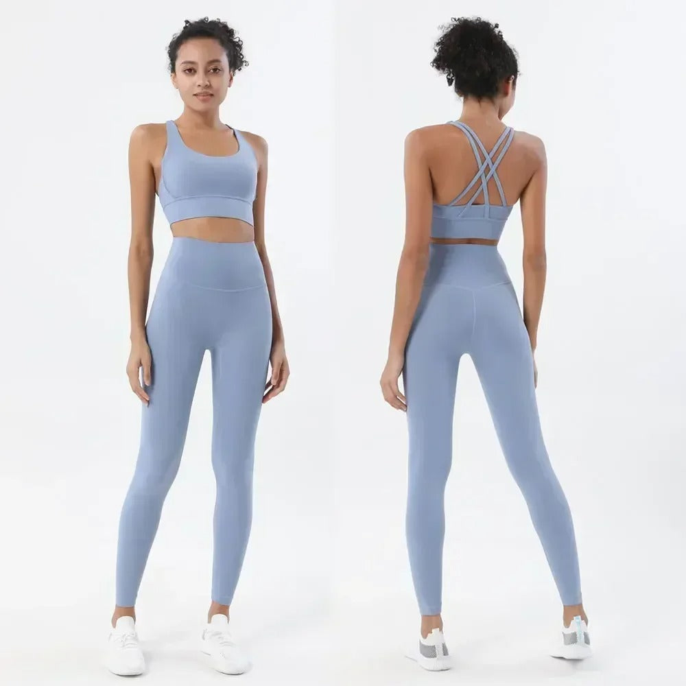 Fitness-Sportbekleidungsset für Frauen