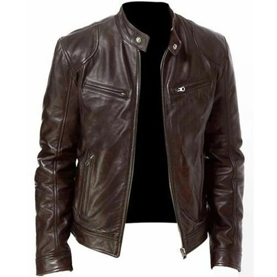 Motorrad-Lederjacke für Männer
