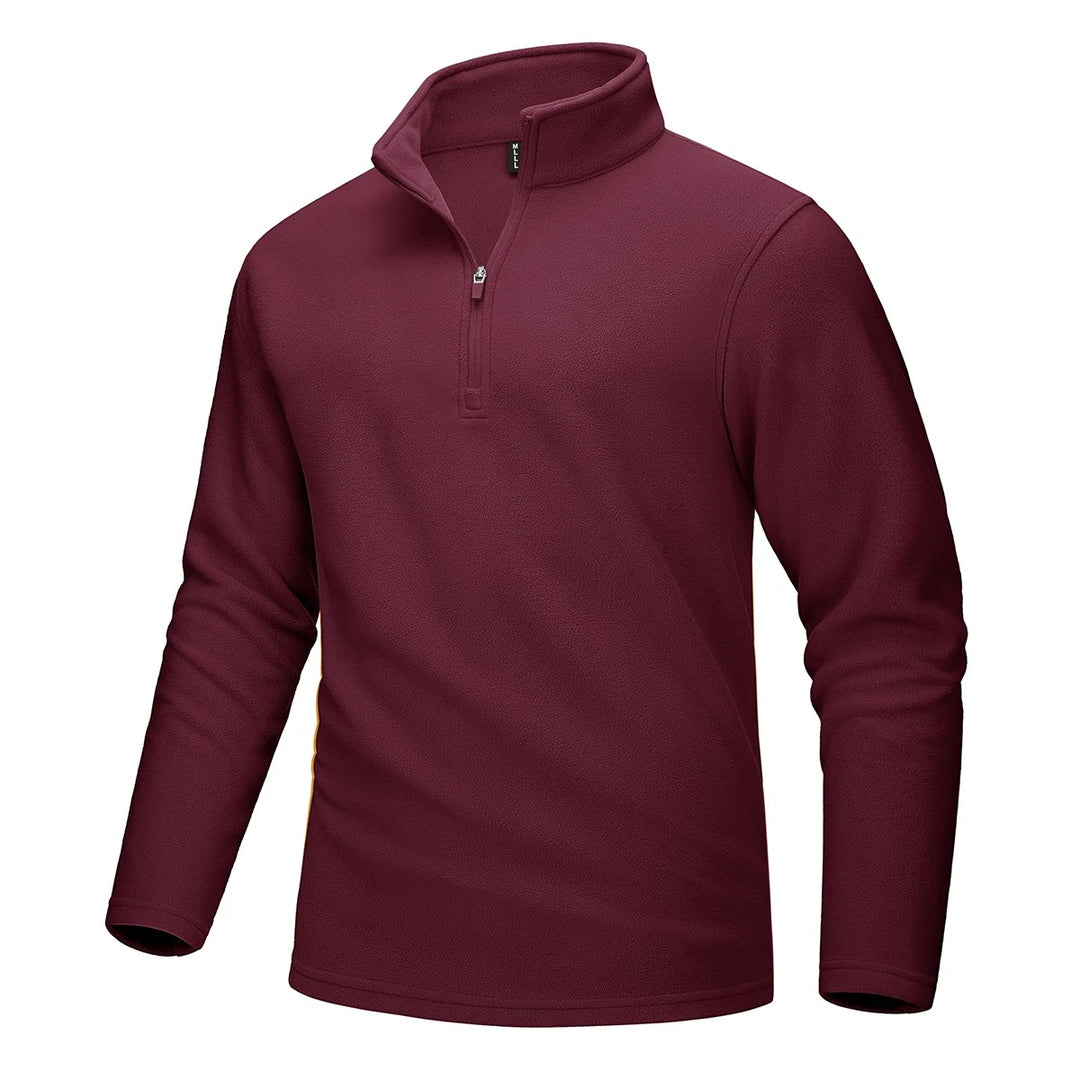Fleece-Pullover mit halbem Reißverschluss für Männer