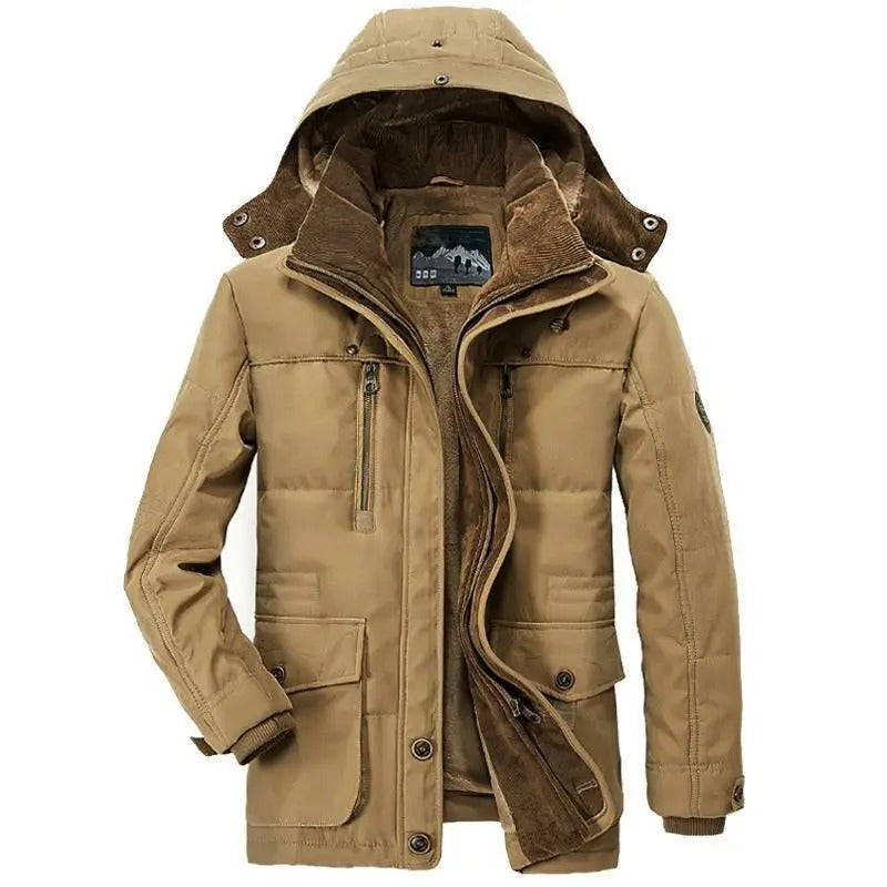 Thermojacke für Männer mit mehreren Taschen