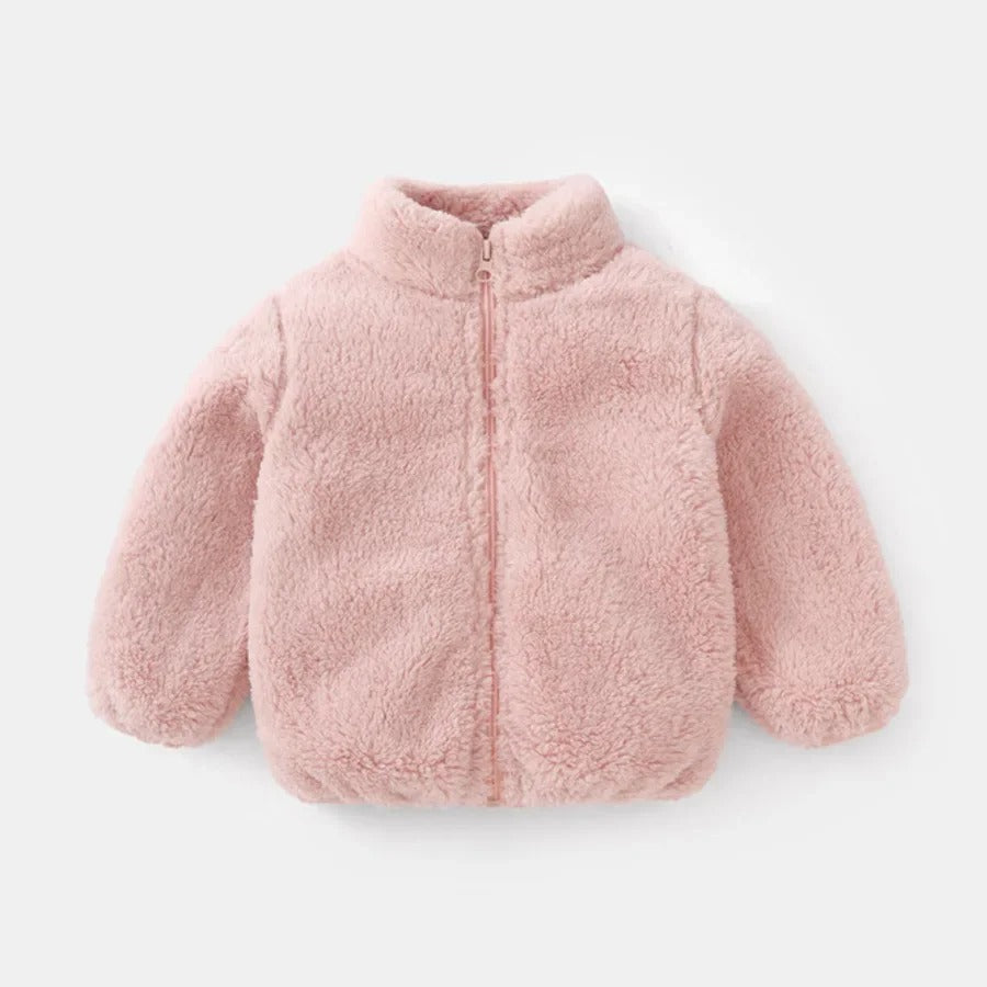 Warme Kinder-Fleecejacke