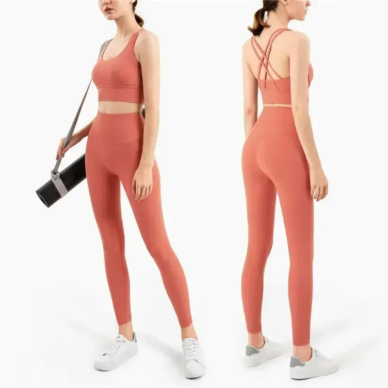 Fitness-Sportbekleidungsset für Frauen