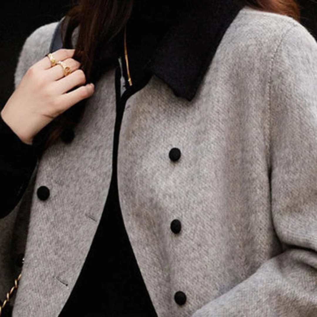Vintage Damenjacke mit langen Ärmeln