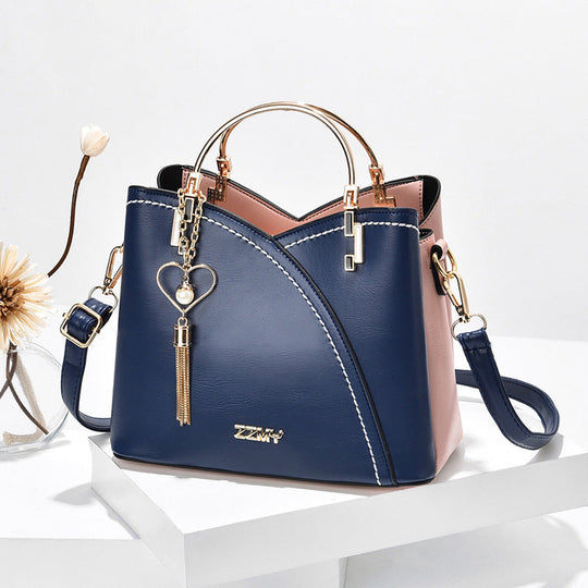 Damen Umhängetasche Elegante PU-Leder mit Verstellbarem Schultergurt 3